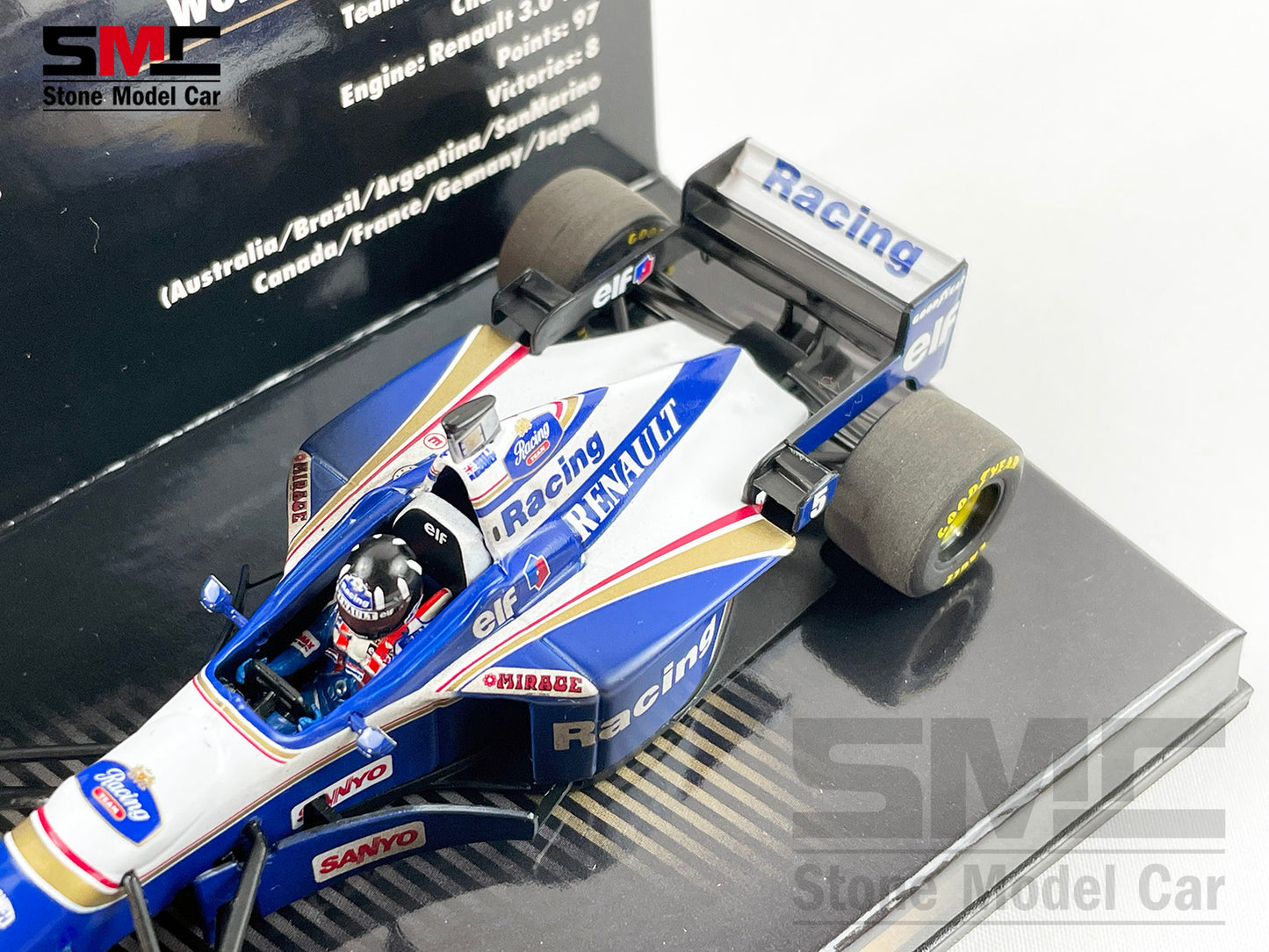 Williams F1 FW18 #5 Damon Hill 1996 World Champion 1:43 MINICHAMPS 436966605