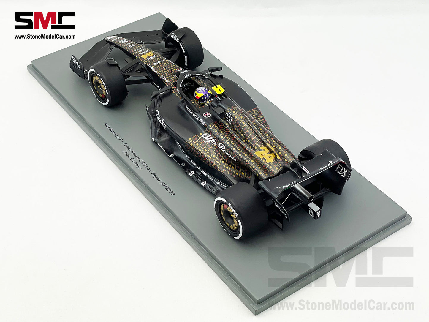 Alfa Romeo Sauber F1 C43 #24 Zhou Guanyu Las Vegas GP 2023 Spark 1:18 18S974