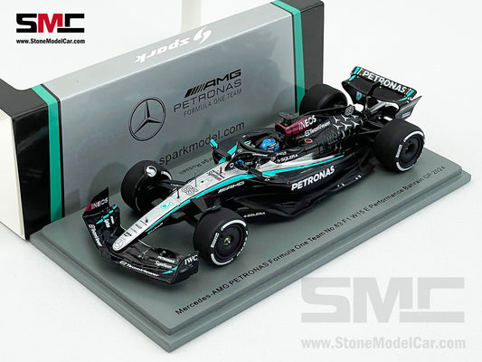 Mercedes F1 W15 E Performance #63 George Russell Bahrain GP 2024 Spark 1:43 S9514