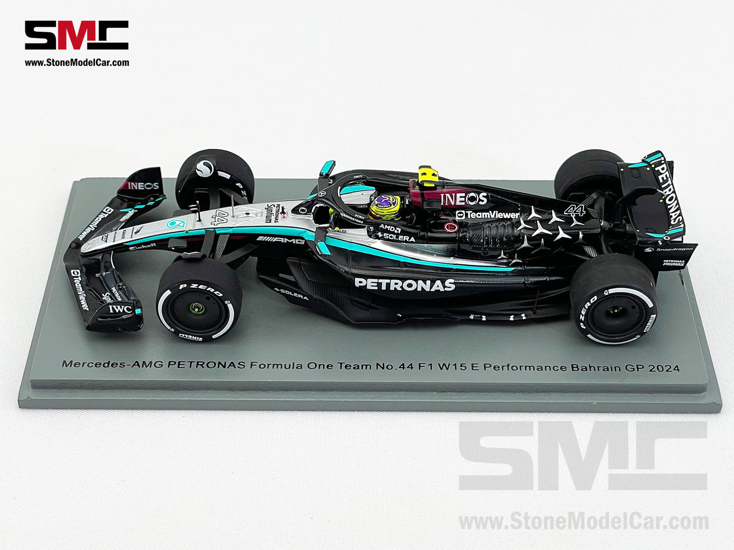 Mercedes F1 W15 E Performance #44 Lewis Hamilton Bahrain GP 2024 Spark 1:43 S9513