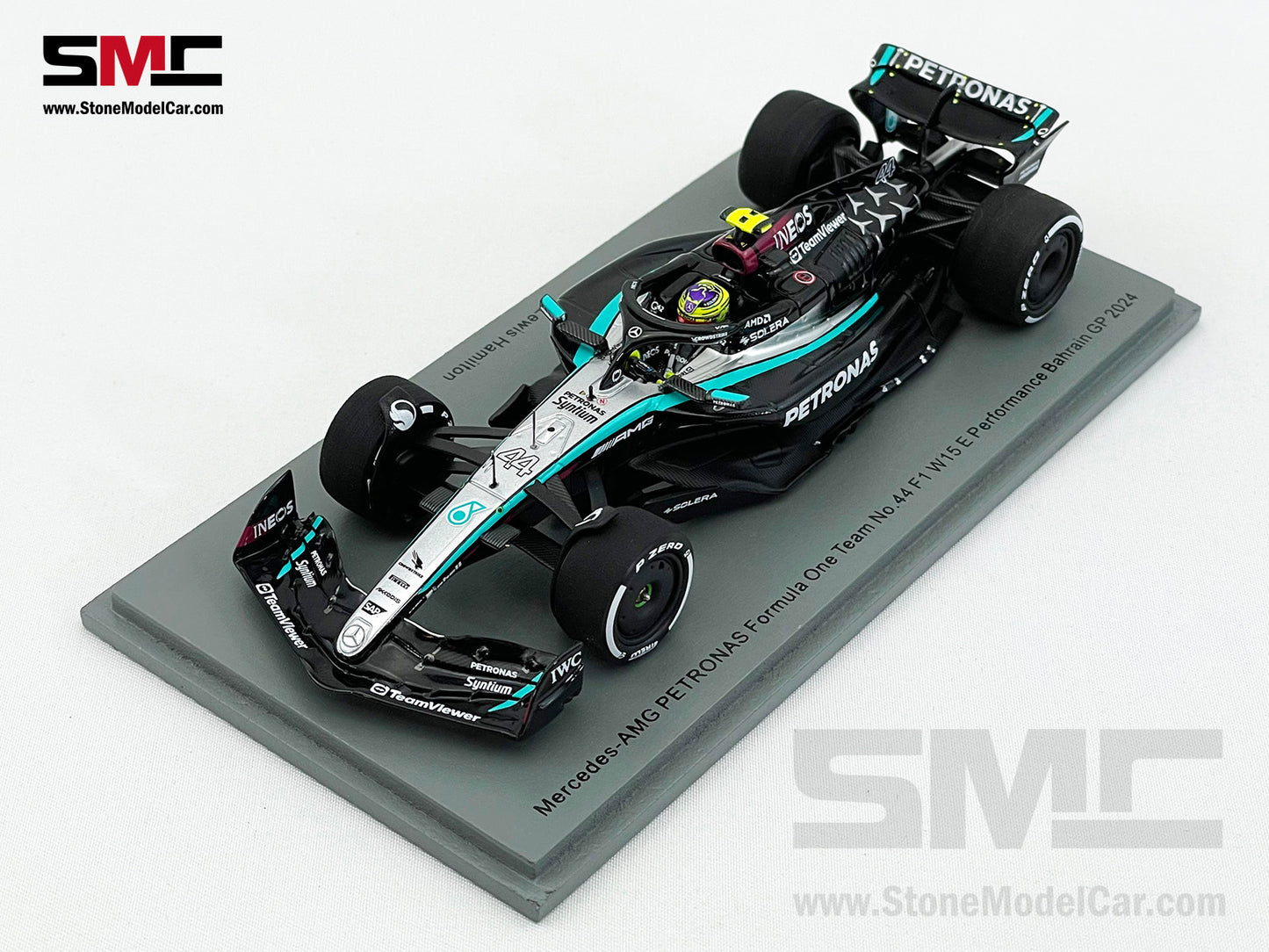 Mercedes F1 W15 E Performance #44 Lewis Hamilton Bahrain GP 2024 Spark 1:43 S9513