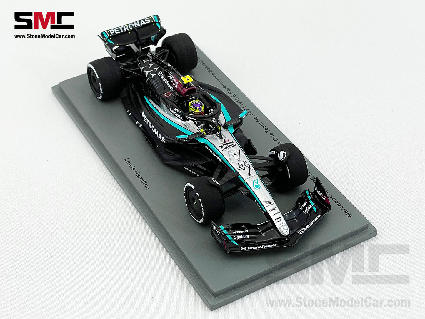 Mercedes F1 W15 E Performance #44 Lewis Hamilton Bahrain GP 2024 Spark 1:43 S9513