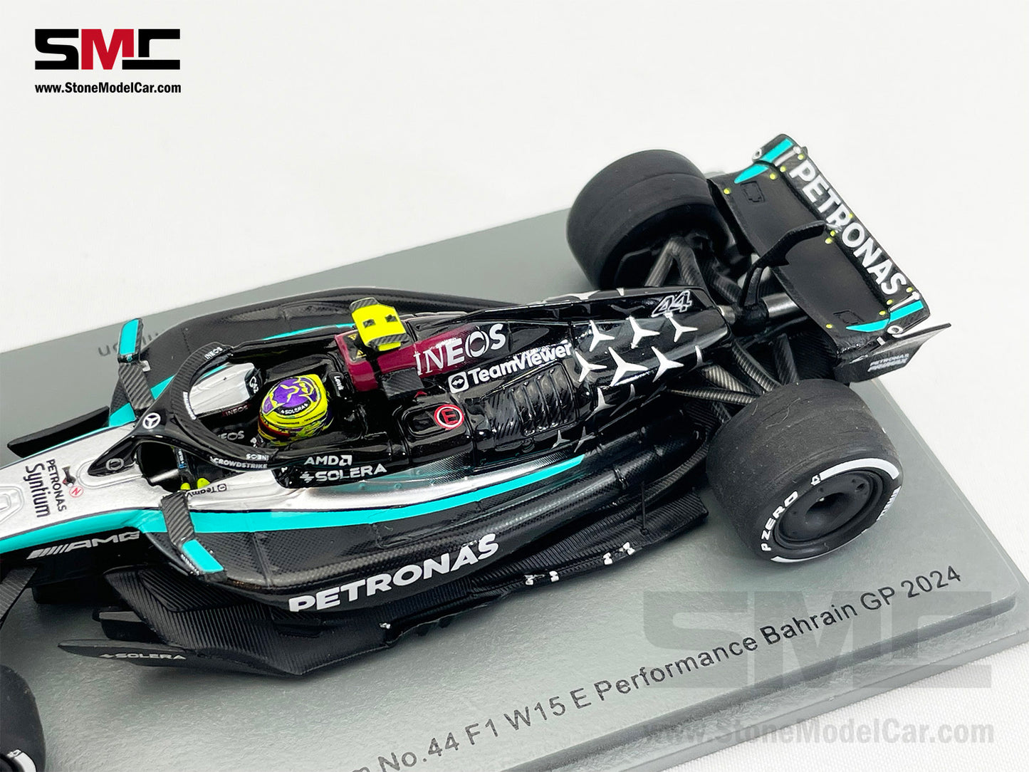 Mercedes F1 W15 E Performance #44 Lewis Hamilton Bahrain GP 2024 Spark 1:43 S9513