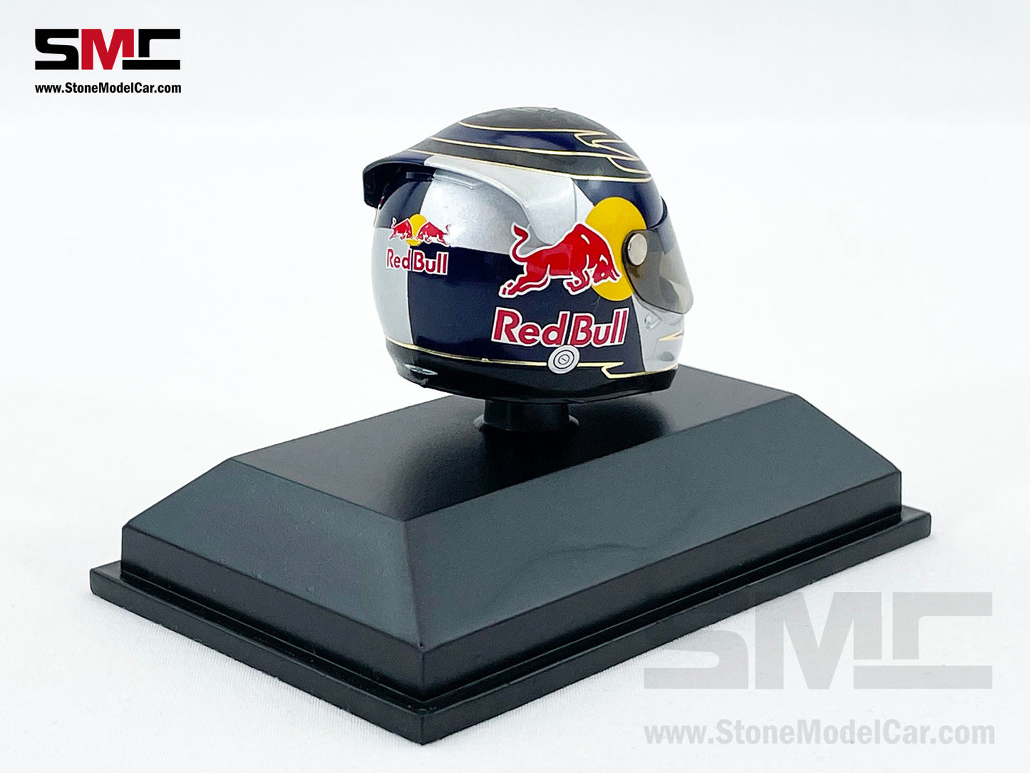 Red Bull F1 RB5 #15 Sebastian Vettel Japan GP Suzuka 2009 MINICHAMPS 1:8 Miniature Helmet