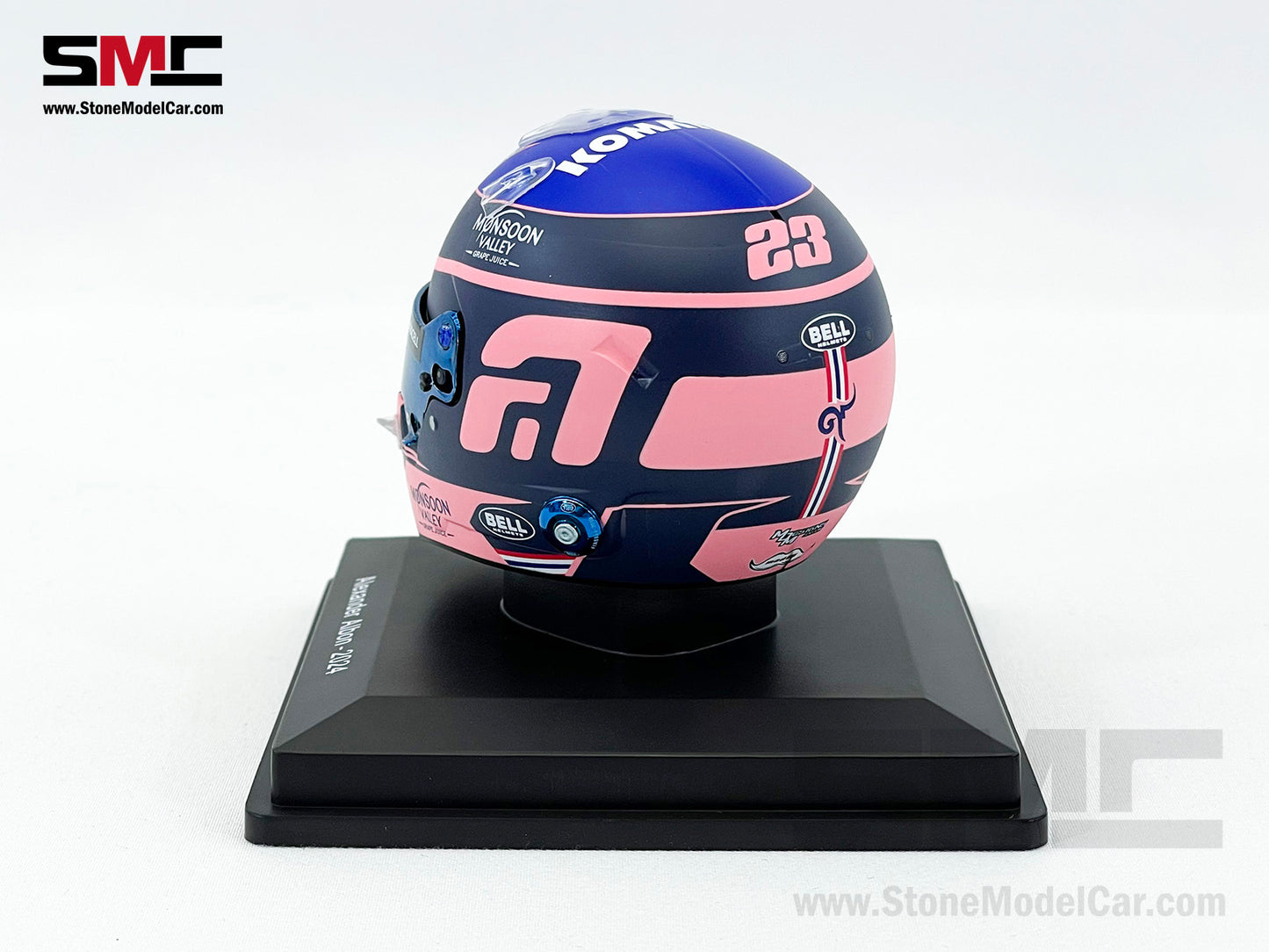 Williams F1 FW46 #23 Alexander Albon Year 2024 Spark 1:5 Miniature Helmet