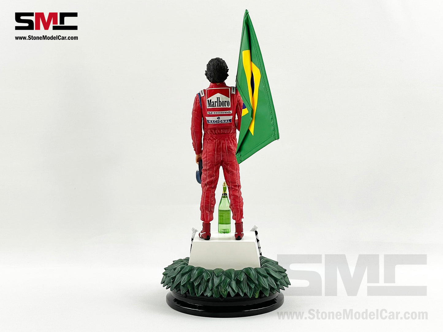 Mclaren F1 MP4/6 #1 Ayrton Senna Brazil GP 1991 World Champion Iron Studios 1:10 Figure with Marlboro Decal