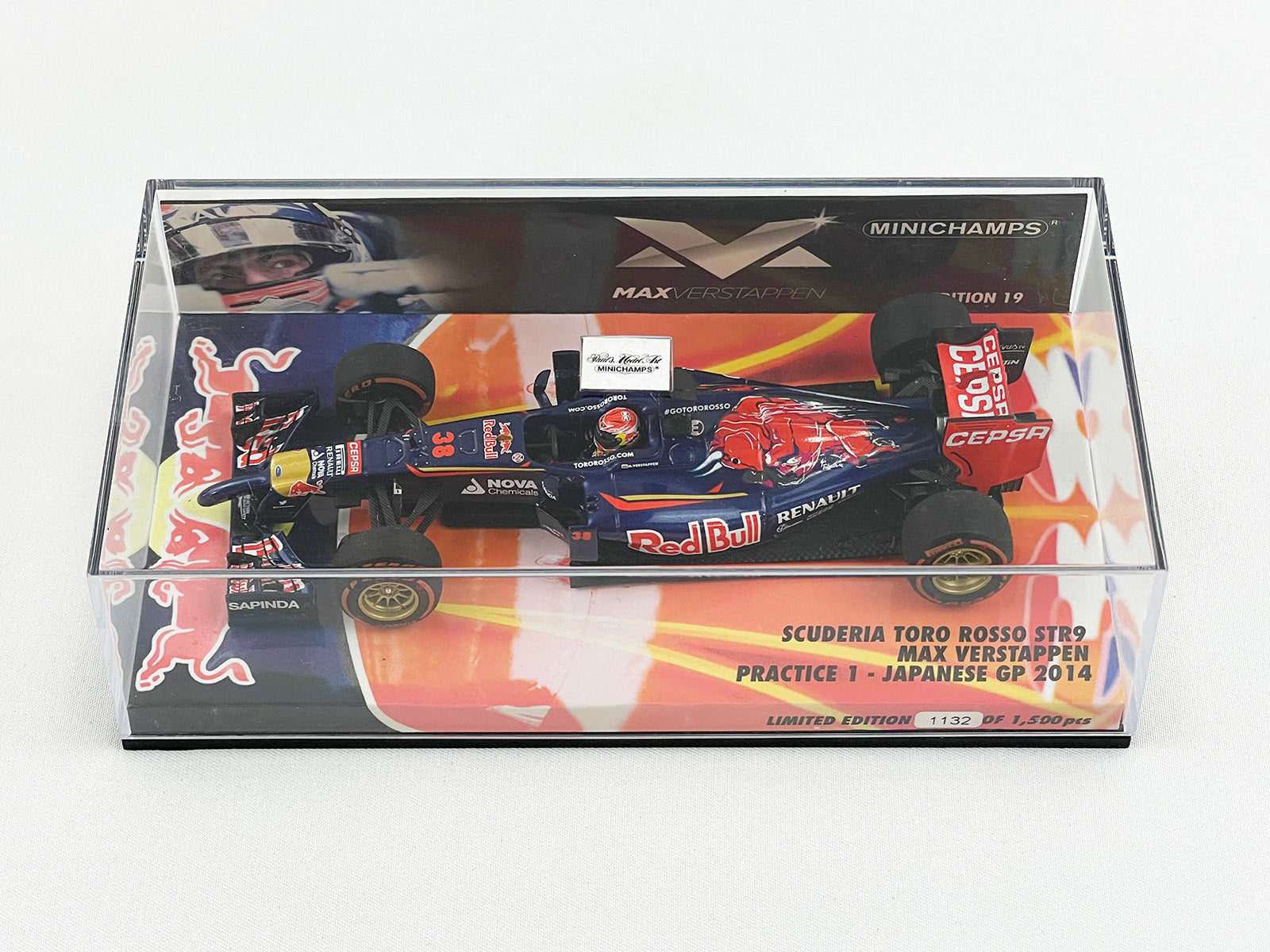 Scuderia Toro Rosso F1 STR9 Max Verstappen Japan 2014 Practice 1 1:43  MINICHAMPS