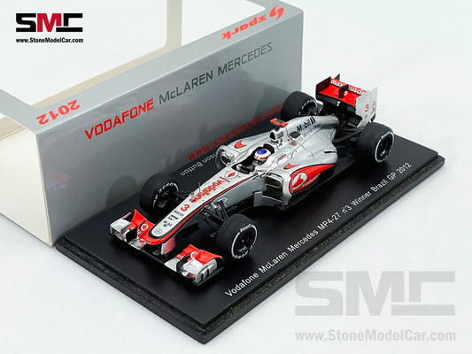 McLaren F1 MP4-27 #3 Jenson Button Brazilian GP 2012 Last Career Win 1:43 Spark S3049