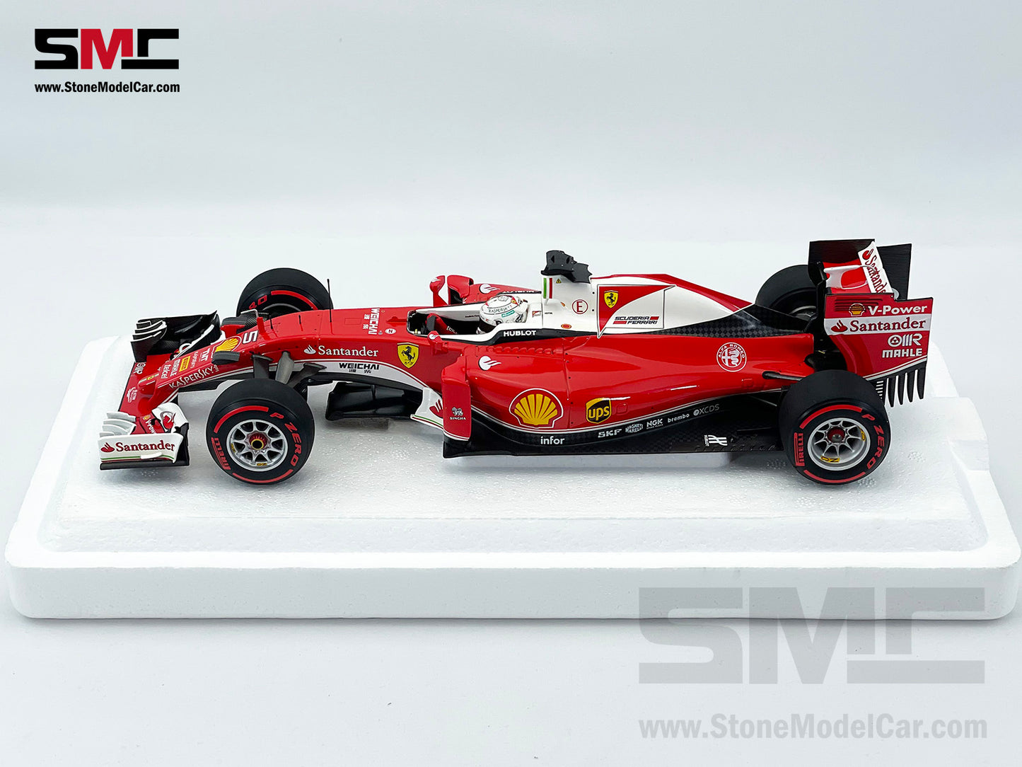 BBR 1:18 Ferrari F1 SF16-H #5 Sebastian Vettel China GP 2016 BBR181615 Diecast Gift