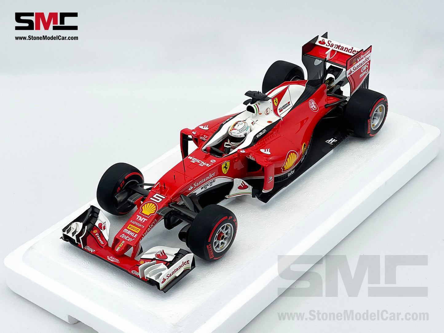 BBR 1:18 Ferrari F1 SF16-H #5 Sebastian Vettel China GP 2016 BBR181615 Diecast Gift