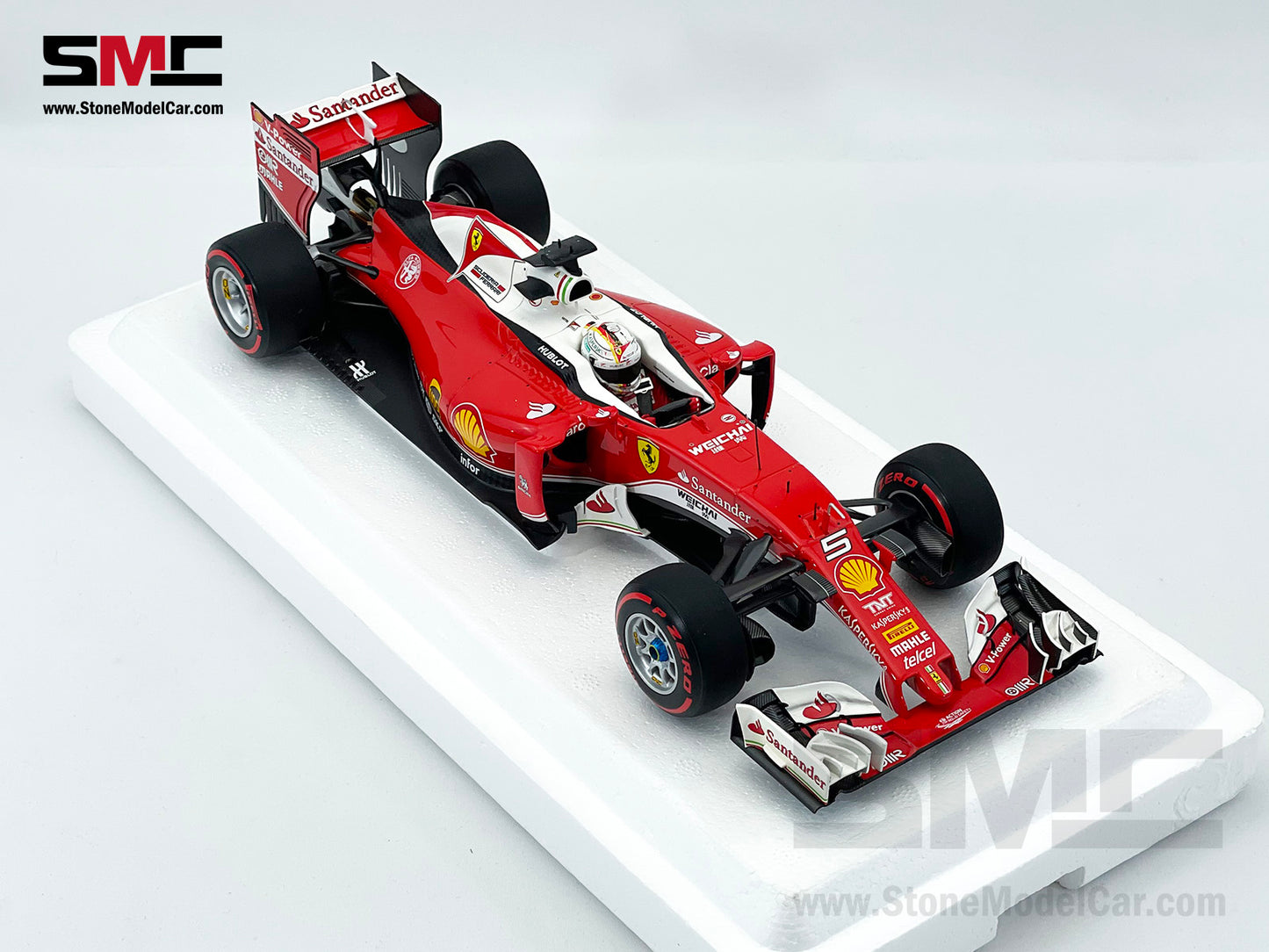 BBR 1:18 Ferrari F1 SF16-H #5 Sebastian Vettel China GP 2016 BBR181615 Diecast Gift