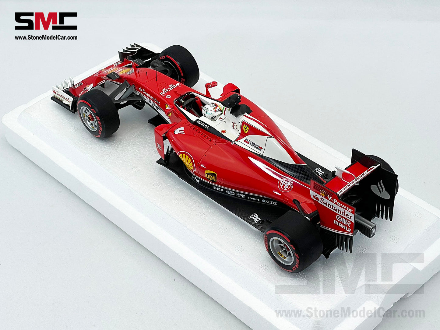 BBR 1:18 Ferrari F1 SF16-H #5 Sebastian Vettel China GP 2016 BBR181615 Diecast Gift