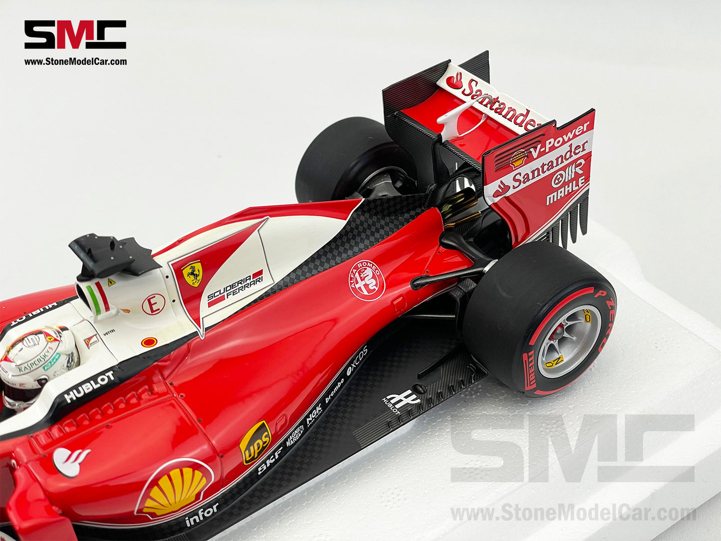 BBR 1:18 Ferrari F1 SF16-H #5 Sebastian Vettel China GP 2016 BBR181615 Diecast Gift