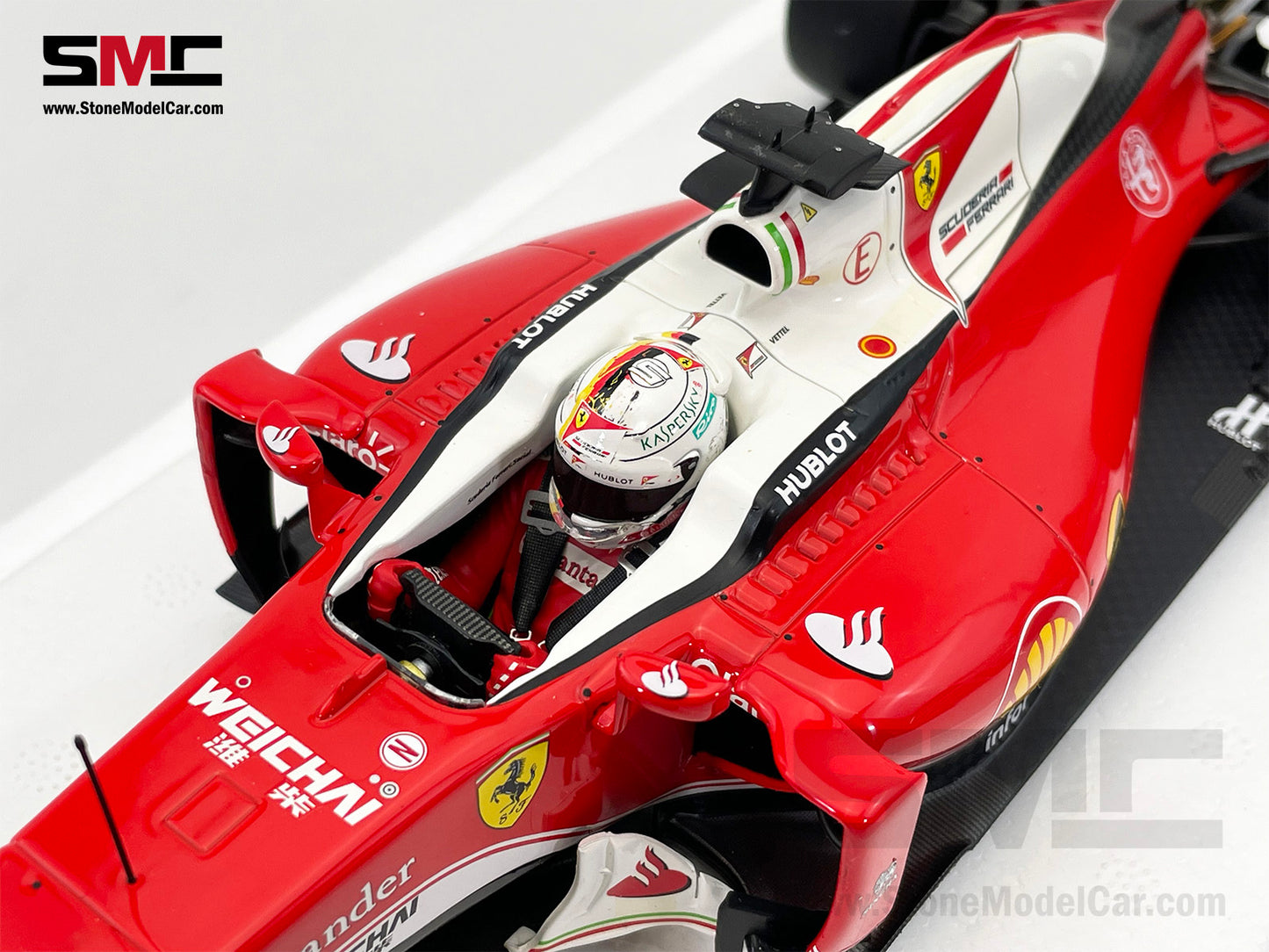 BBR 1:18 Ferrari F1 SF16-H #5 Sebastian Vettel China GP 2016 BBR181615 Diecast Gift