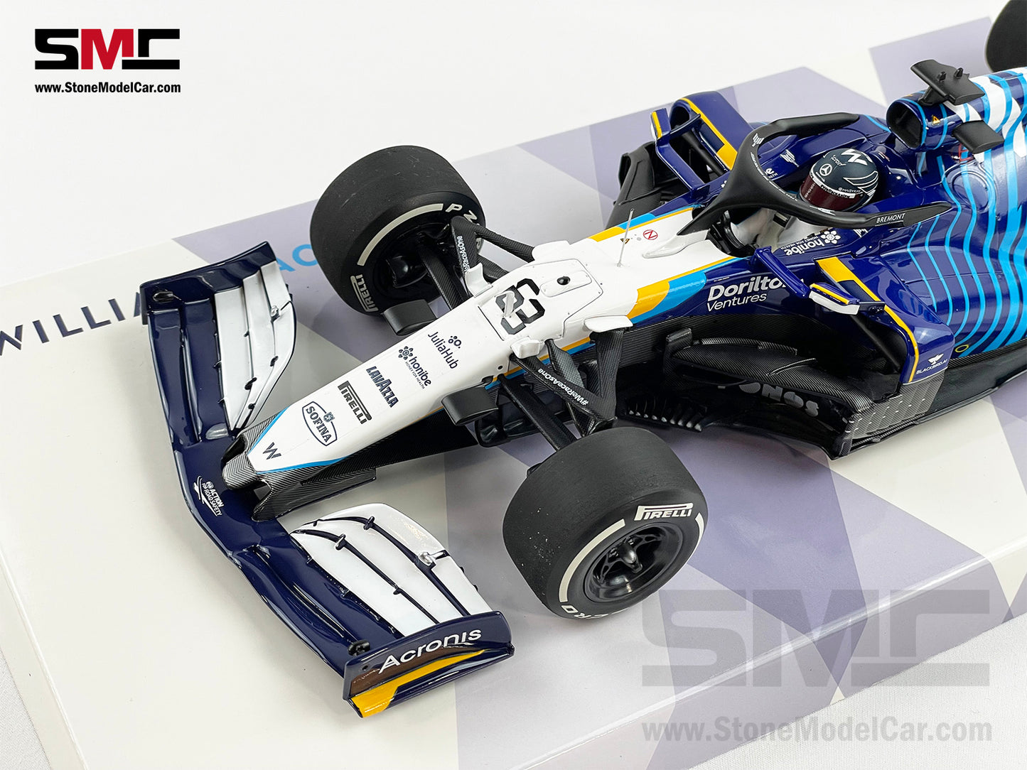 Williams F1 FW43B #63 George Russell Saudi Arabian GP 2021 1:18 MINICHAMPS