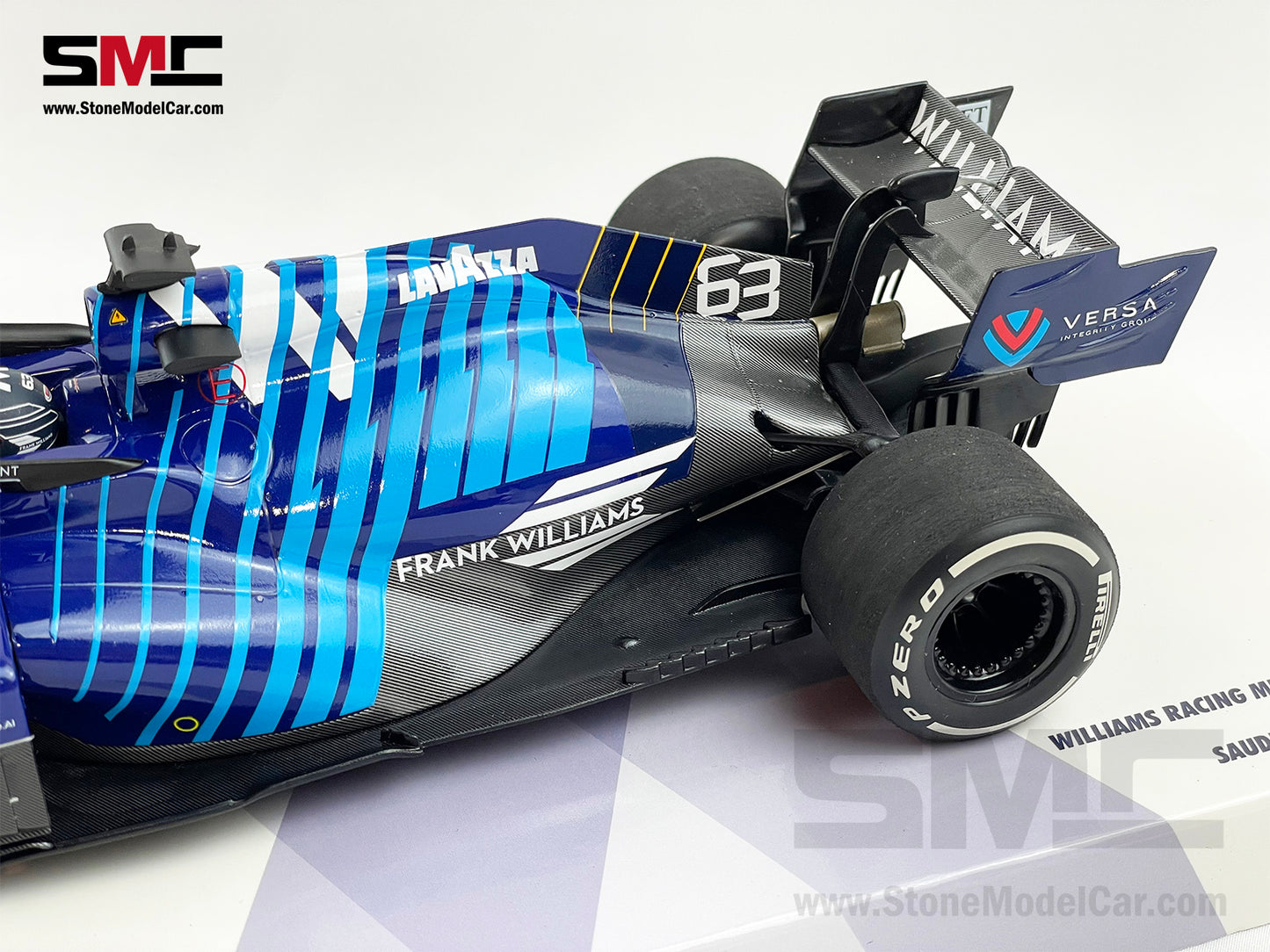 Williams F1 FW43B #63 George Russell Saudi Arabian GP 2021 1:18 MINICHAMPS