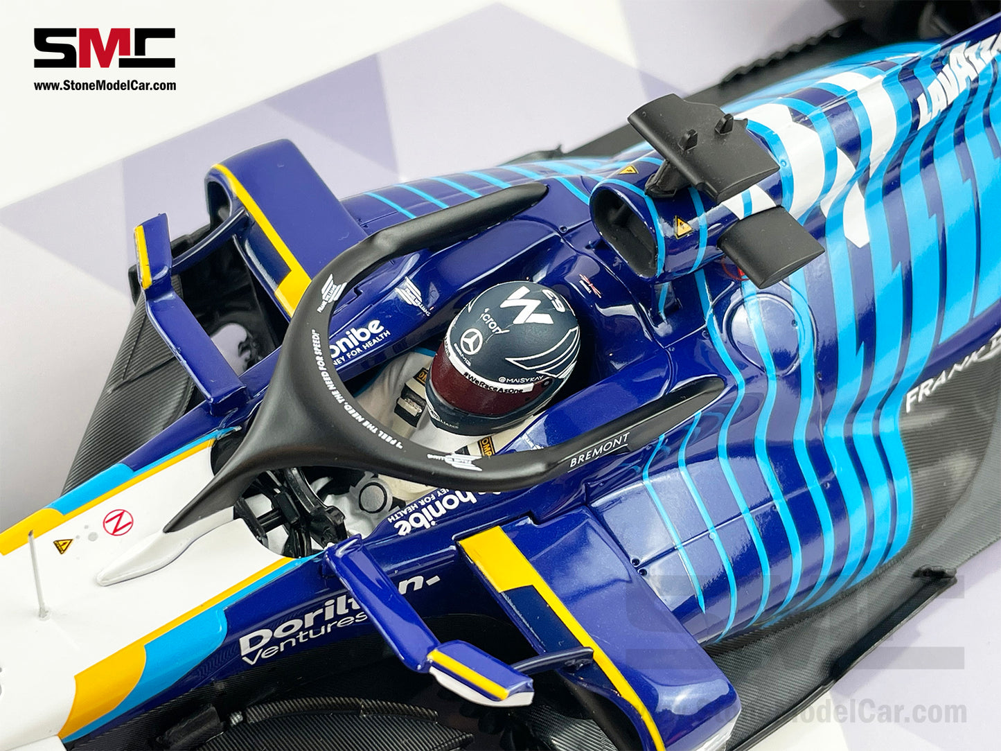 Williams F1 FW43B #63 George Russell Saudi Arabian GP 2021 1:18 MINICHAMPS