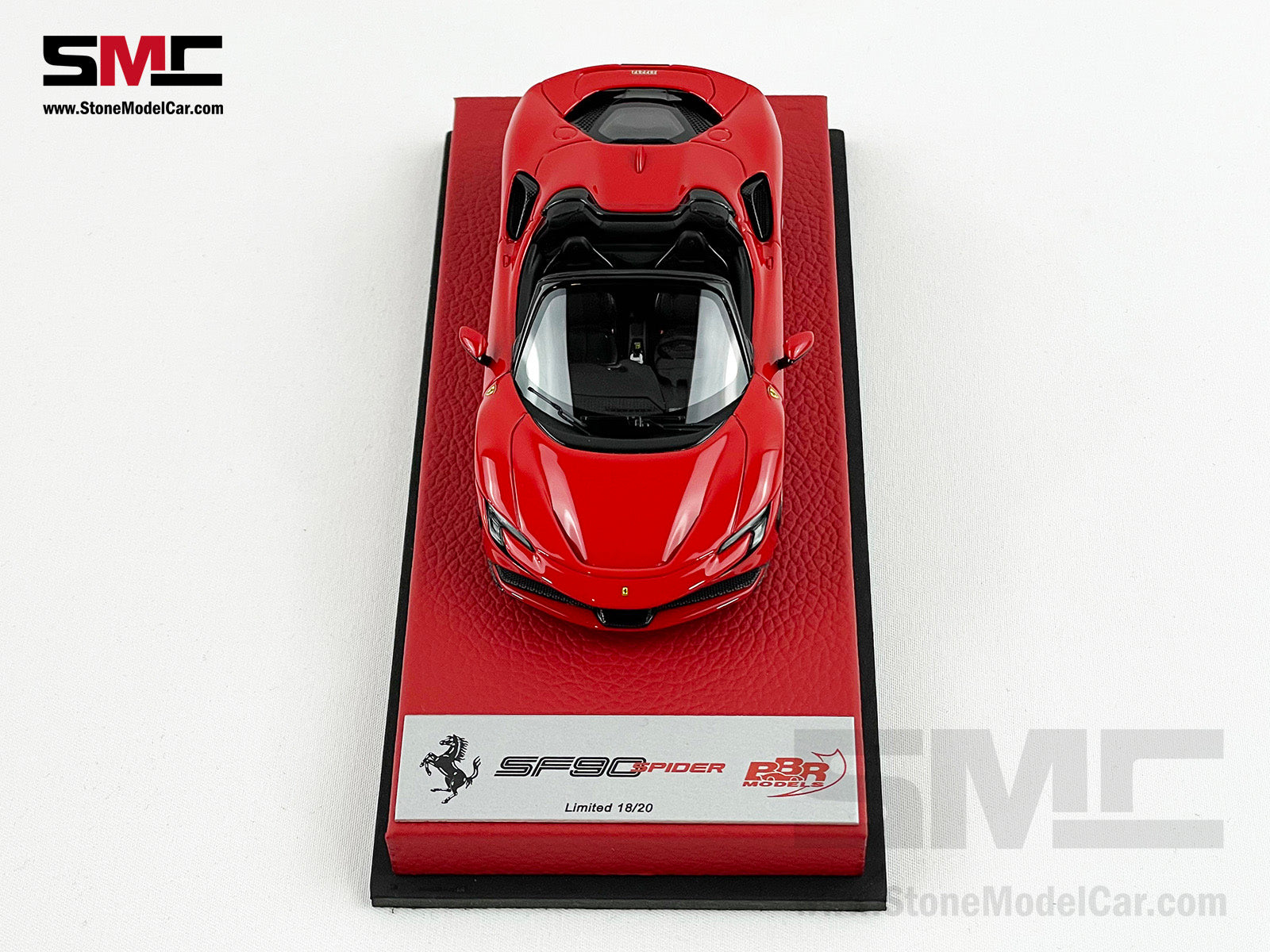 BBR 1:43 Premium Series Ferrari SF90 Spider Rosso Corsa 322 Red Limited 20  pcs