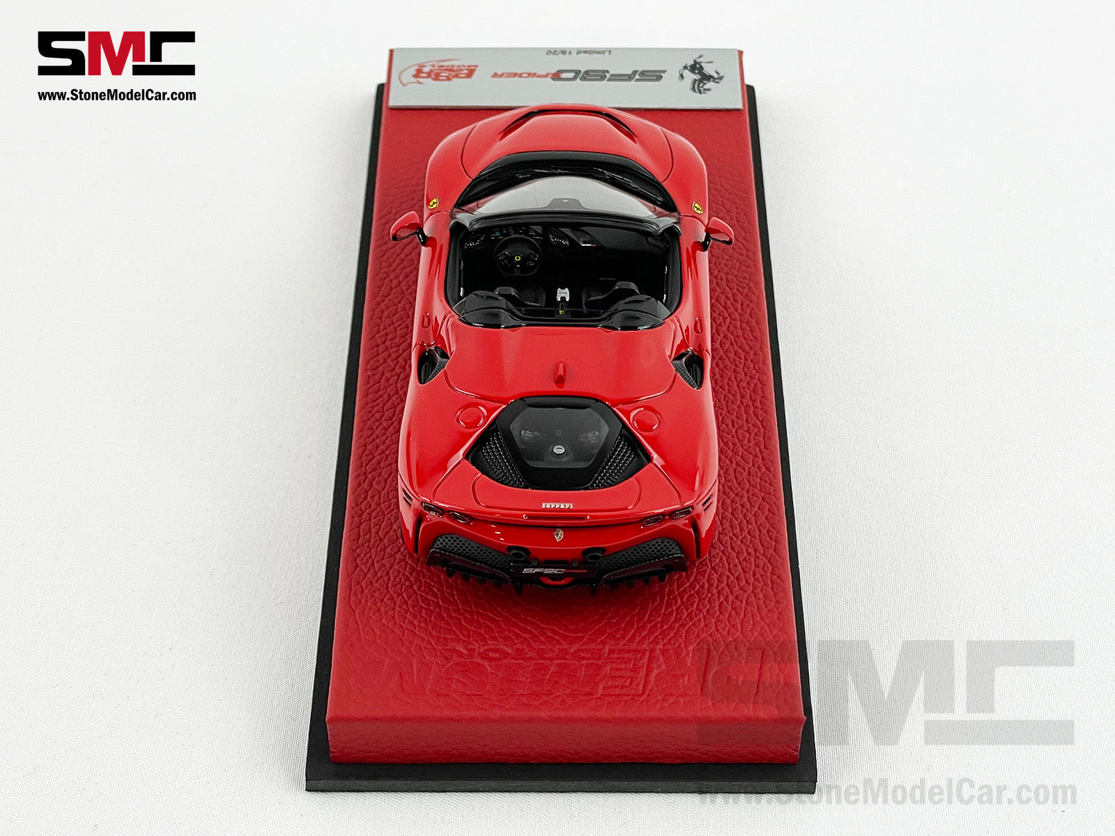 BBR 1:43 Premium Series Ferrari SF90 Spider Rosso Corsa 322 Red Limited 20  pcs