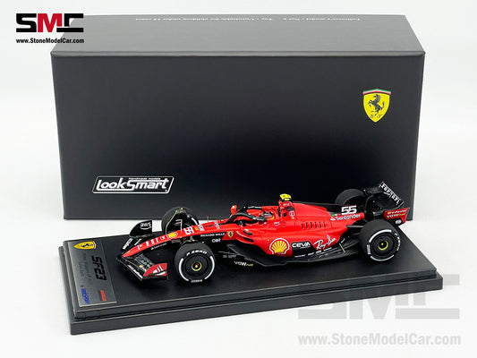 Ferrari F1 SF-23 #55 Carlos Sainz Singapore GP Winner 2023 LookSmart 1:43 LSF1054