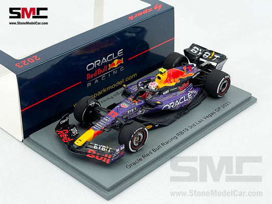 Red Bull F1 RB19 #11 Sergio Perez US Las Vegas GP Podium 2023 Special Livery Spark 1:43 S8935