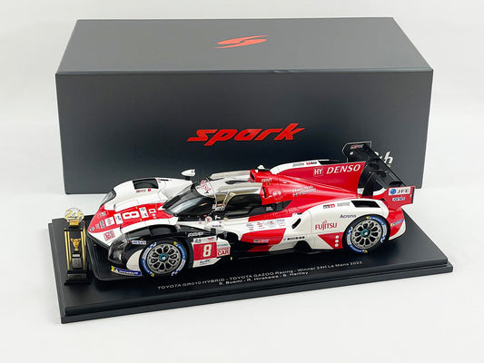 24h Le Mans 2022 Winner Toyota Gazoo Racing #8 GR010 Hybrid 1:18 Spark 18LM22