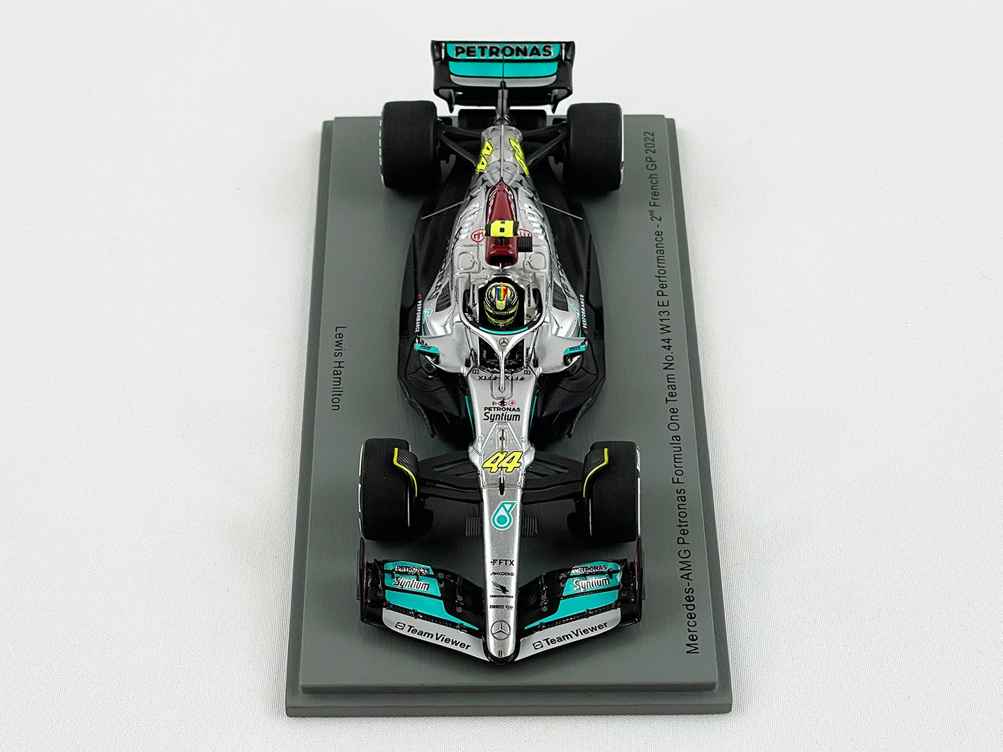 Mercedes F1 W13 #44 Lewis Hamilton French 2022 300th GP Race 1:43 Spark S8542