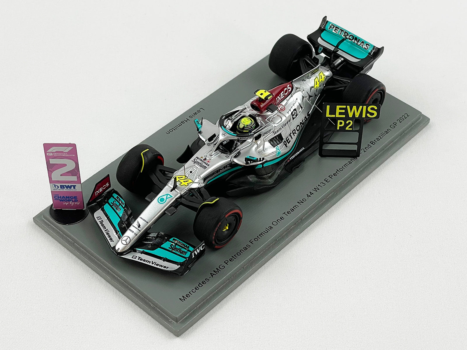 Mercedes F1 W13 #44 Lewis Hamilton Brazil GP 2nd 2022 1:43 