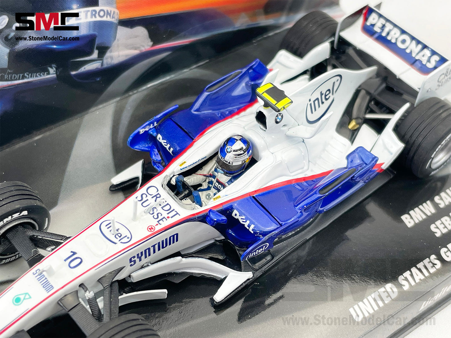 BMW Sauber F1 F1.07 #10 Sebastian Vettel USA GP 2007 1st Race 1:43 MINICHAMPS