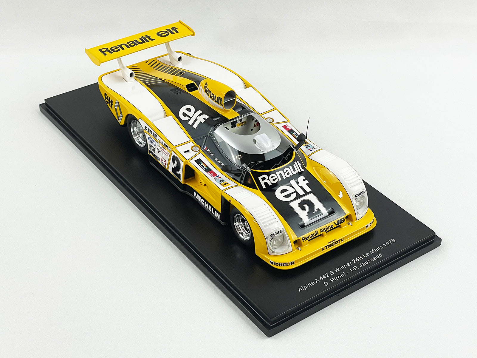 24h Le Mans 1978 Winner Renault Alpine #2 A442 1:18 Spark 18LM78 Pironi  Jaussaud