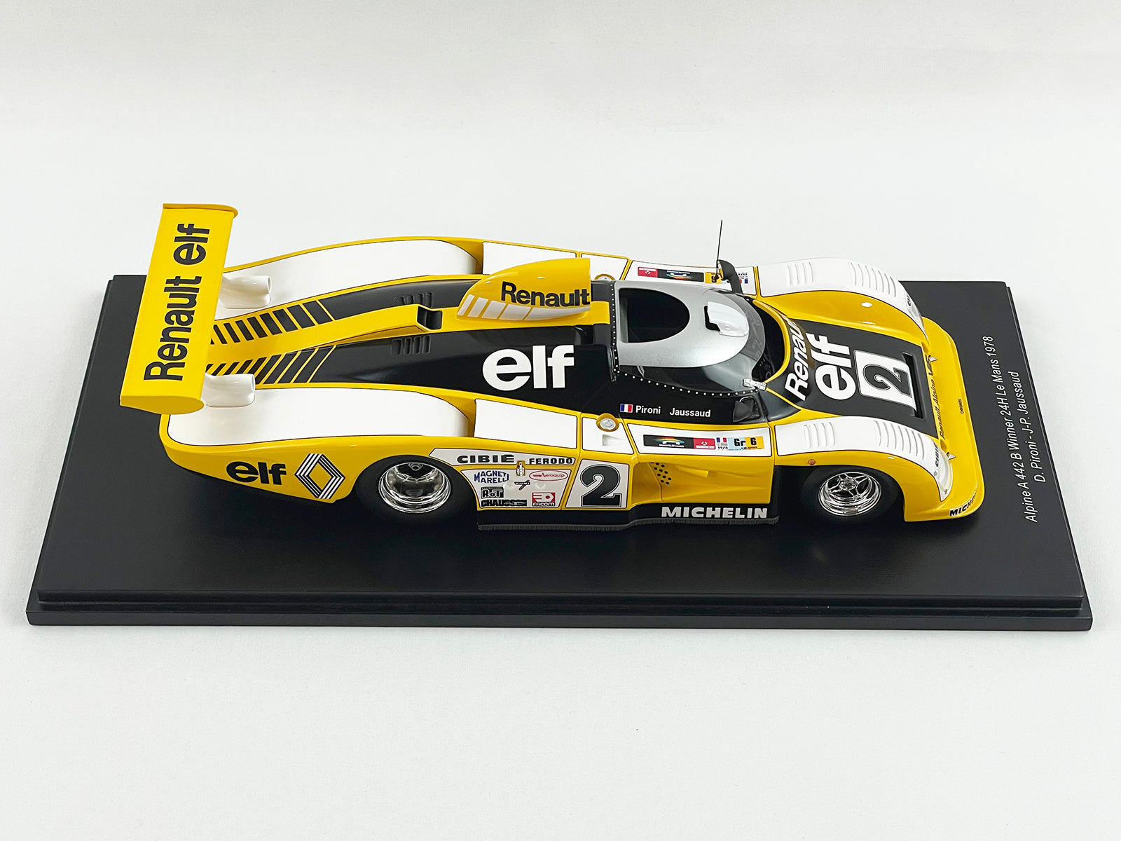 24h Le Mans 1978 Winner Renault Alpine #2 A442 1:18 Spark 18LM78 Pironi  Jaussaud