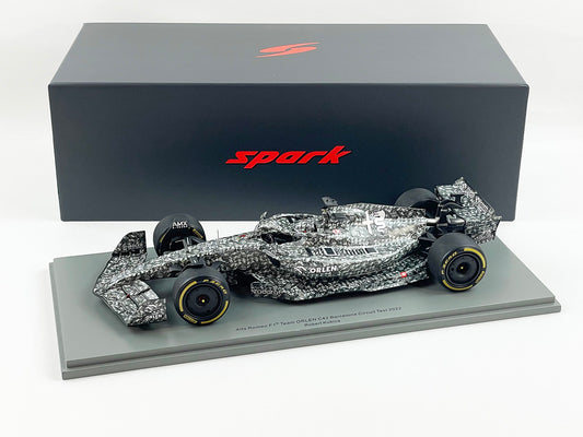 2022 Alfa Romeo Saubar F1 C42 Robert Kubica Barcelona Test Spark 1:18 18S749