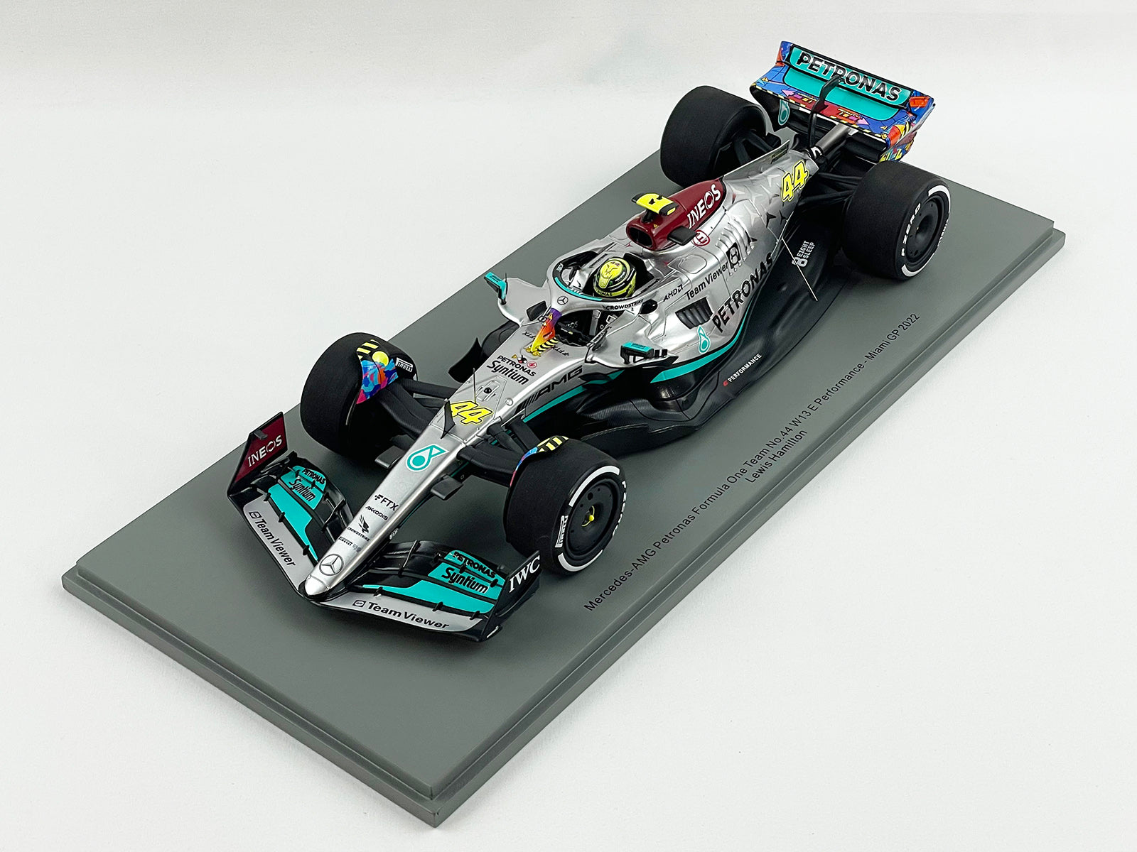 2022 Mercedes F1 W13 #44 Lewis Hamilton USA Miami GP Special