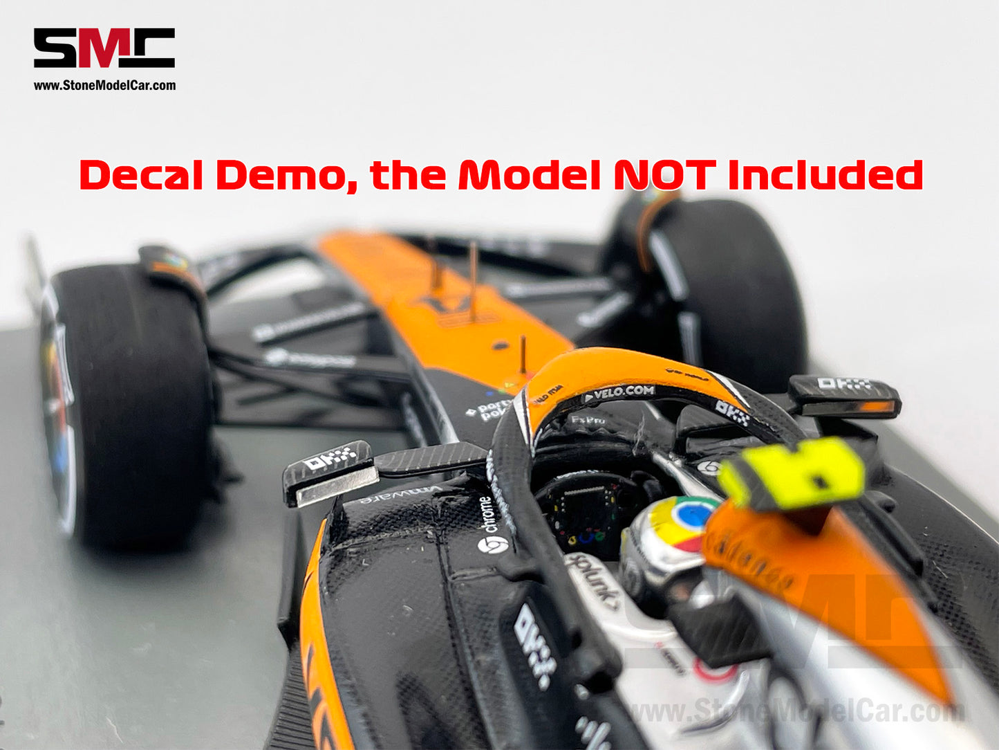 Decal for 1:43 McLaren F1 MCL60 #4 L. Norris #81 O. Piastri British GP 2023 Special Livery Spark