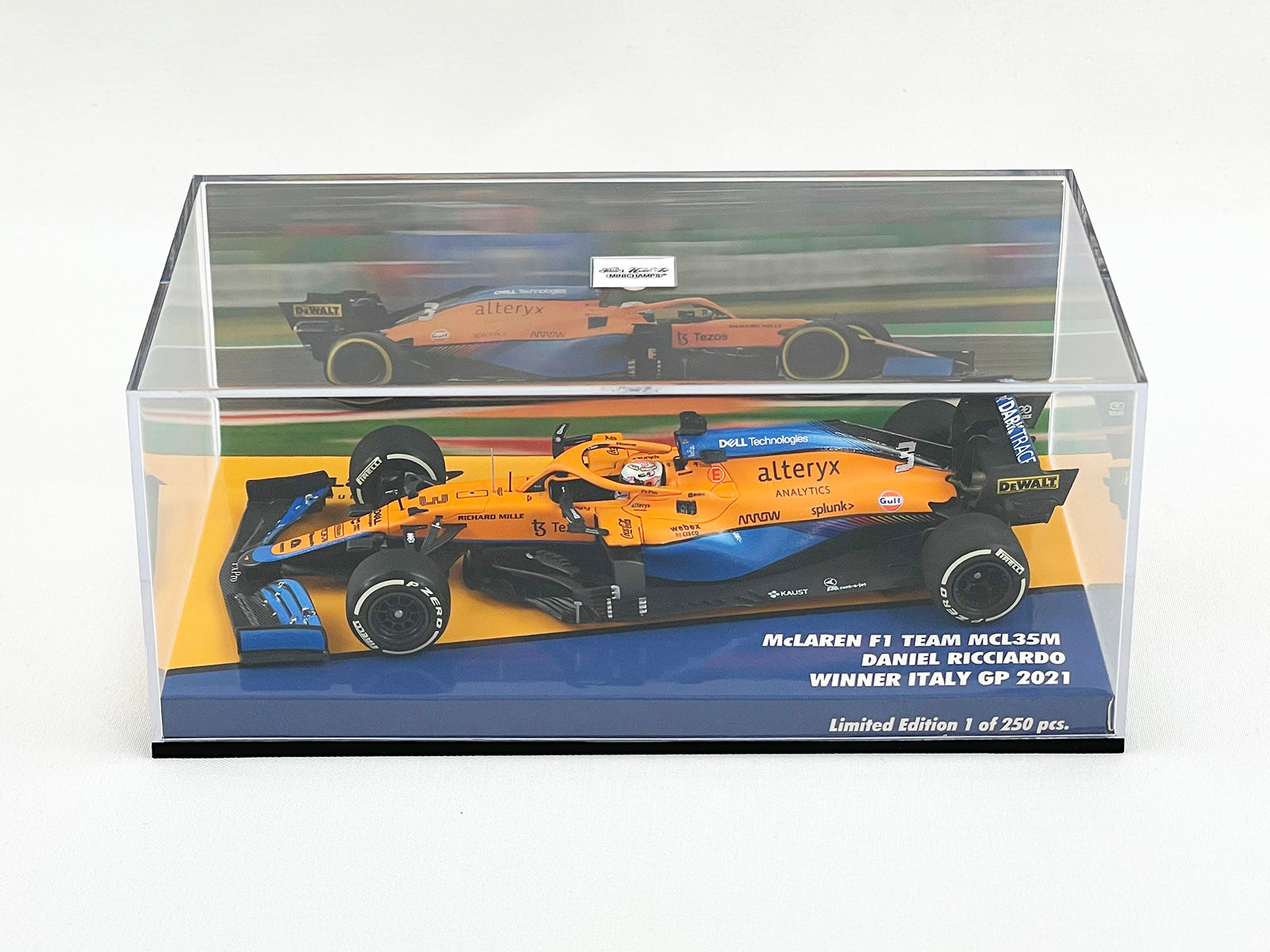 2021 Mclaren F1 MCL35M Daniel Ricciardo Italy GP Winner 1:43