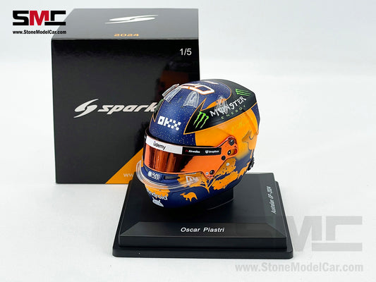 McLaren F1 MCL38 #81 Oscar Piastri Australian GP 2024 Home Race Spark 1:5 Miniature Helmet