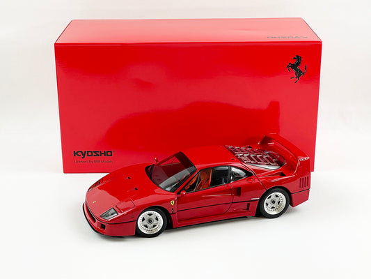 Kyosho 1:18 Ferrari F40 1987 Red Interior Full Open Diecast 08416R