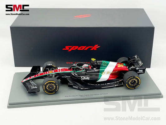 Alfa Romeo F1 C43 #24 Zhou Guanyu Italian GP 2023 Special Livery Spark 1:18 18S971