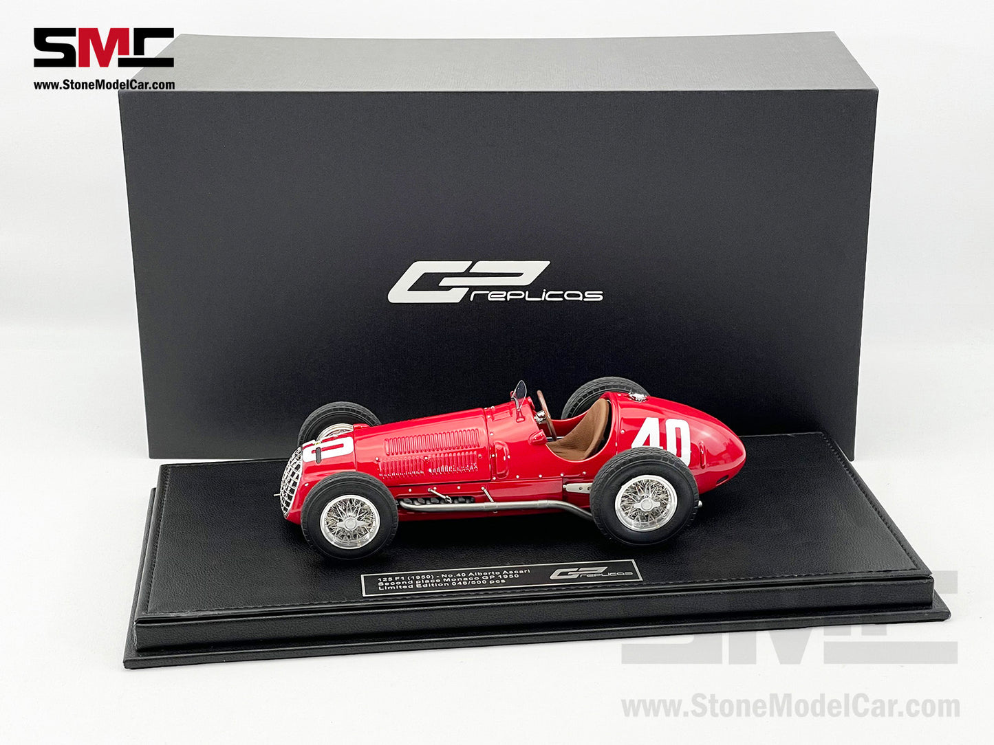 Ferrari F1 125 #40 Alberto Ascari Monaco GP 1950 Best Place 1:18 GP REPLICAS