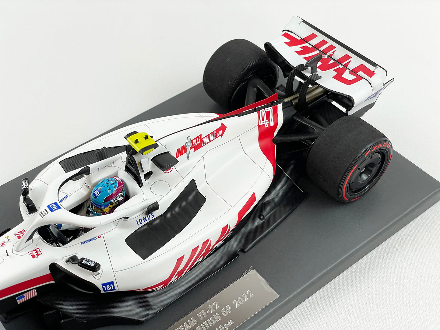 Haas F1 Team VF-22 Mick Schumacher British GP 8th 2022 1st Point 1:18 MINICHAMPS
