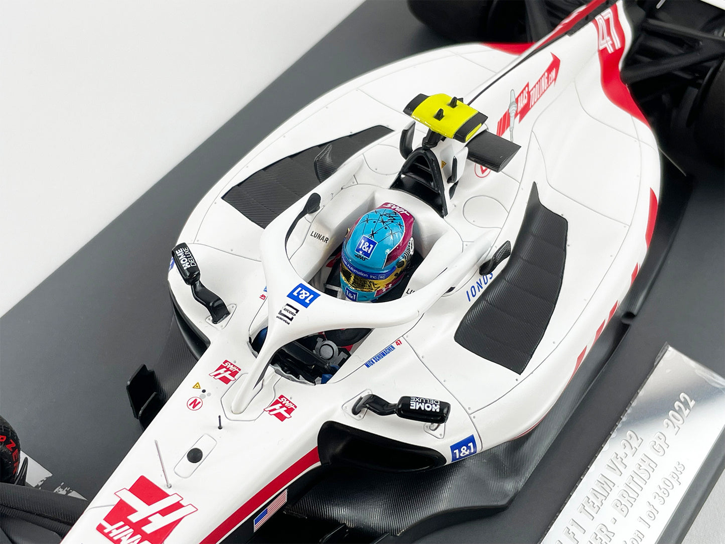 Haas F1 Team VF-22 Mick Schumacher British GP 8th 2022 1st Point 1:18 MINICHAMPS