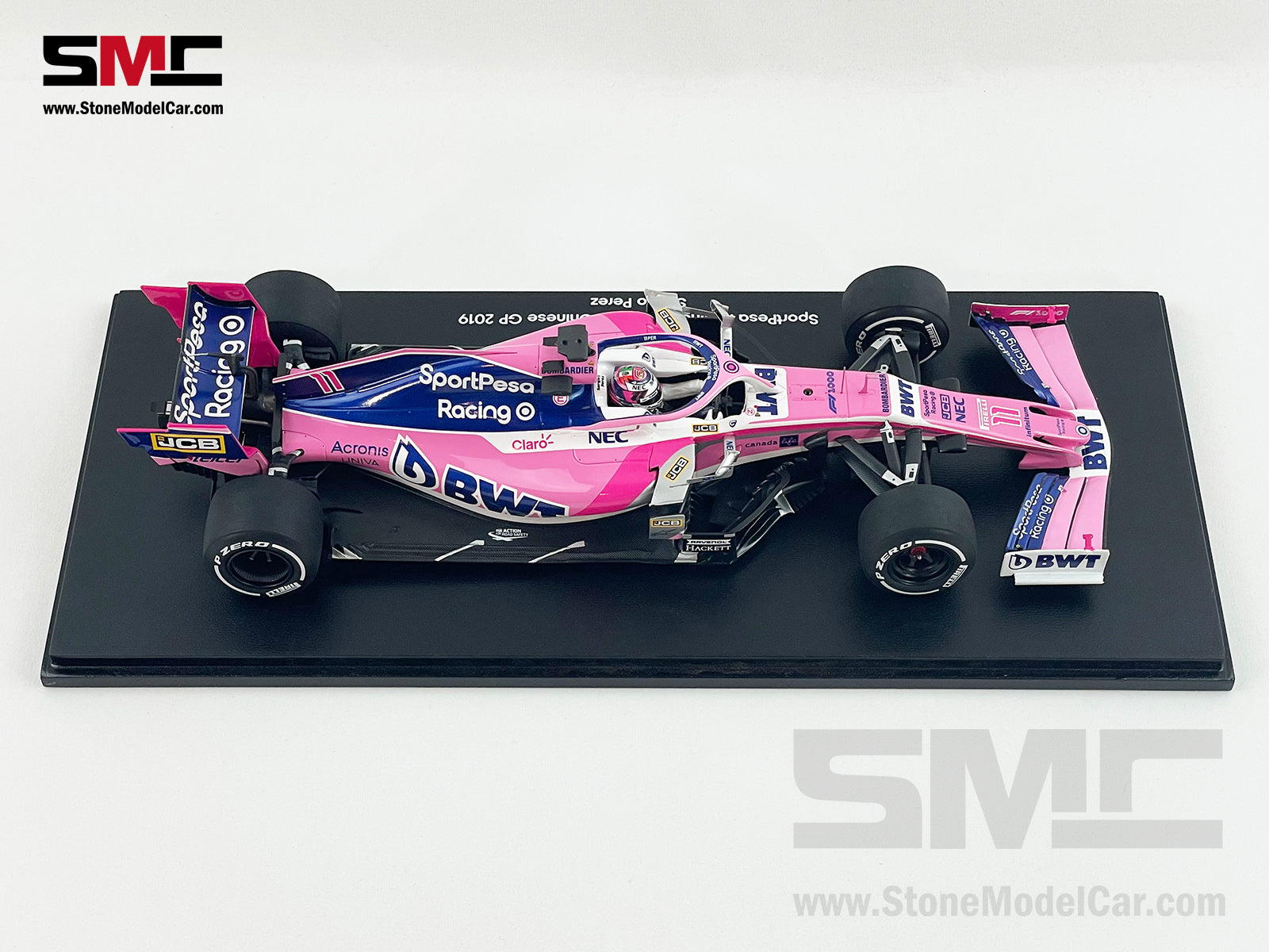 1:18 Spark BWT Racing Point RP19 #11 Sergio Perez Chinese GP 2019