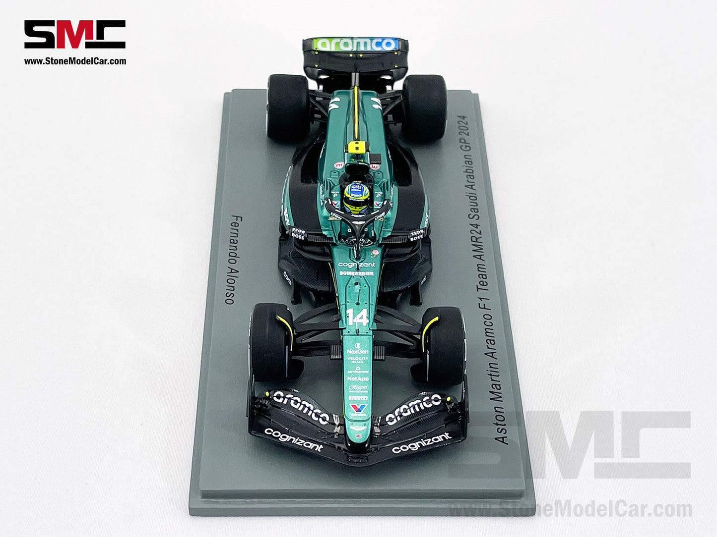 Aston Martin F1 AMR24 #14 Fernando Alonso Saudi Arabian GP 2024 1:43 Spark S9529