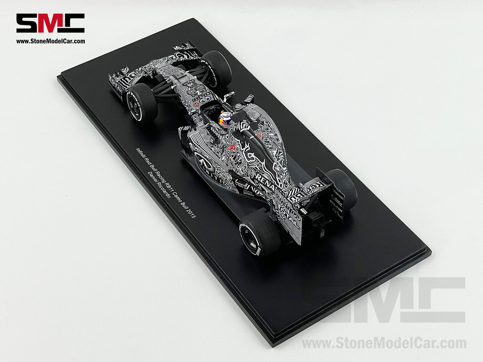 1:18 Spark Red Bull F1 RB11 #3 Daniel Ricciardo Special Testing Livery –  Stone Model