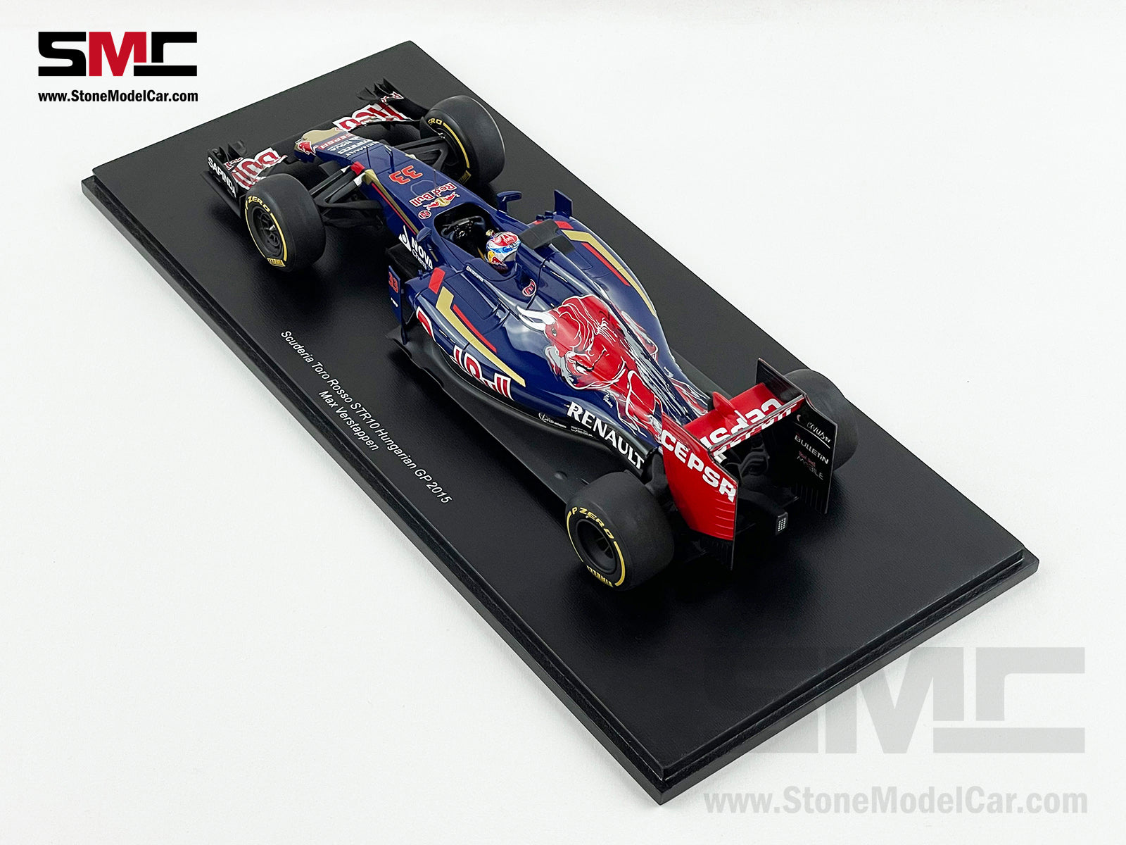 1:18 Spark Toro Rosso F1 STR10 #33 Max Verstappen Hungary GP Best Plac