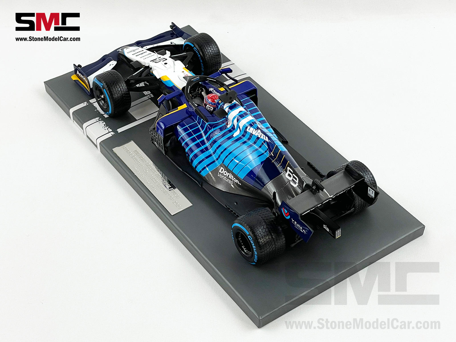 Williams F1 FW43B #63 George Russell Belgian GP 2021 1st Podium 1:18  MINICHAMPS