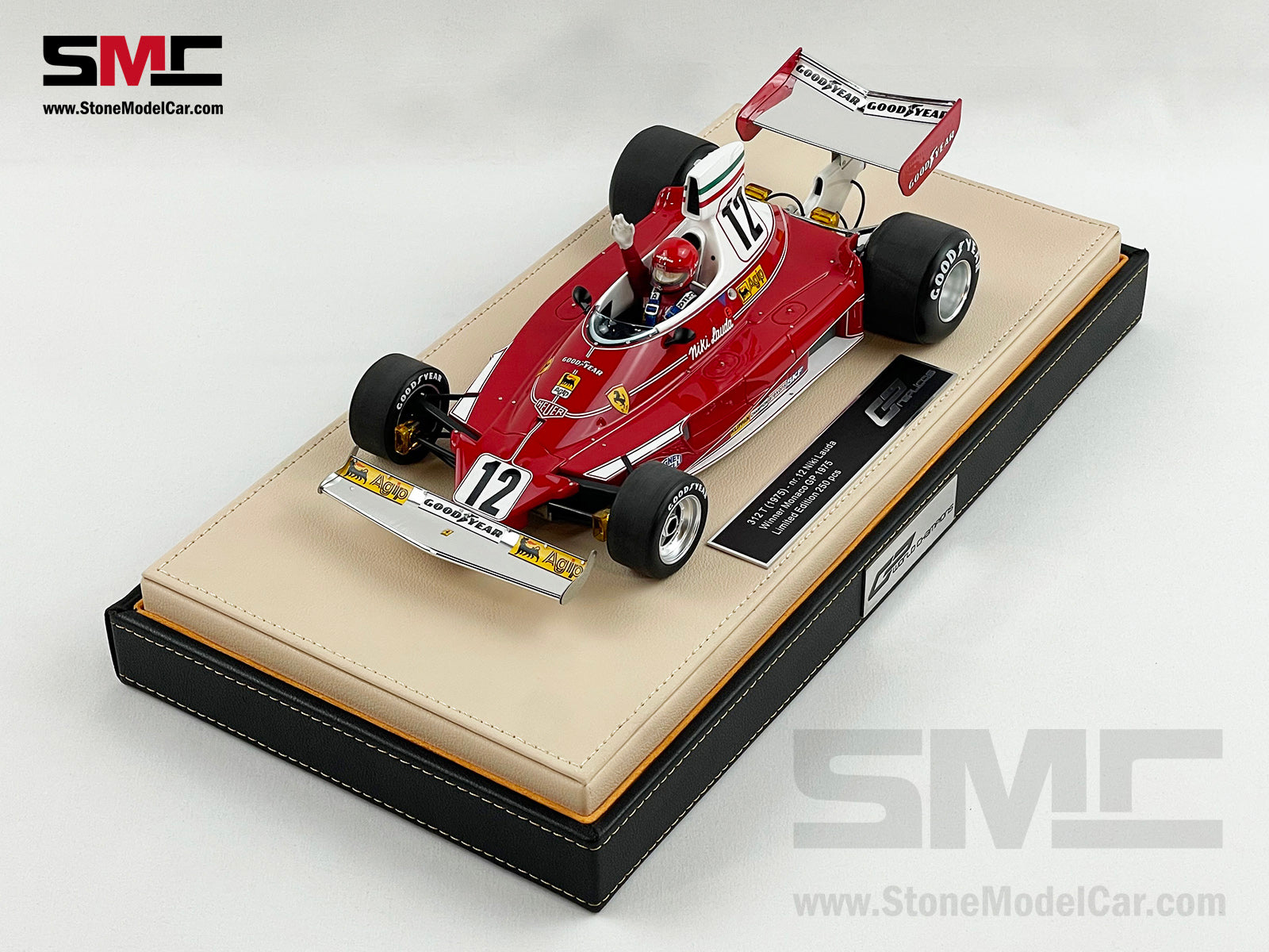 Ferrari F1 312T #12 Niki Lauda Monaco GP 1975 World Champion 1:18 GP  Replicas