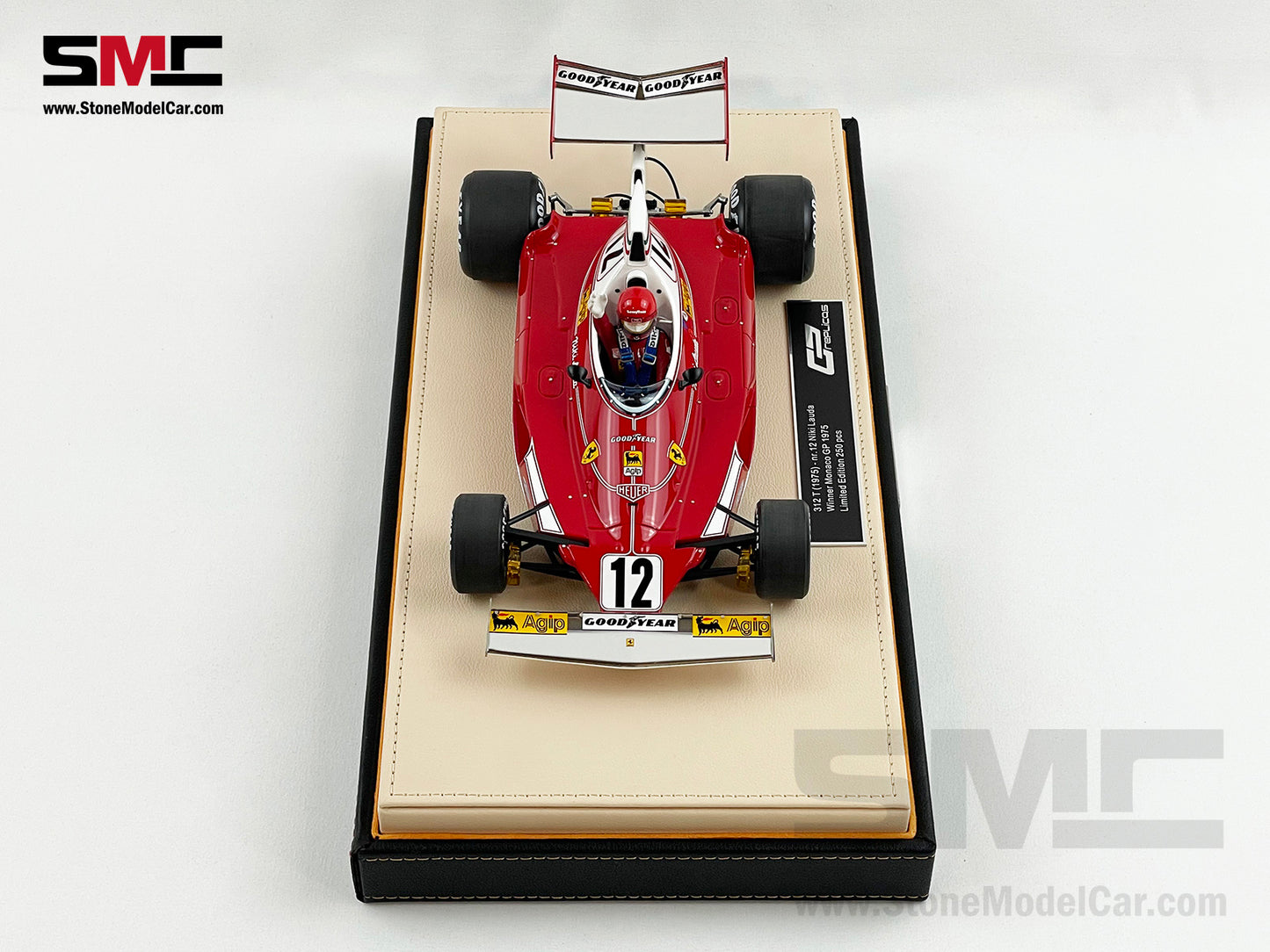 Ferrari F1 312T #12 Niki Lauda Monaco GP 1975 World Champion 1:18 GP Replicas