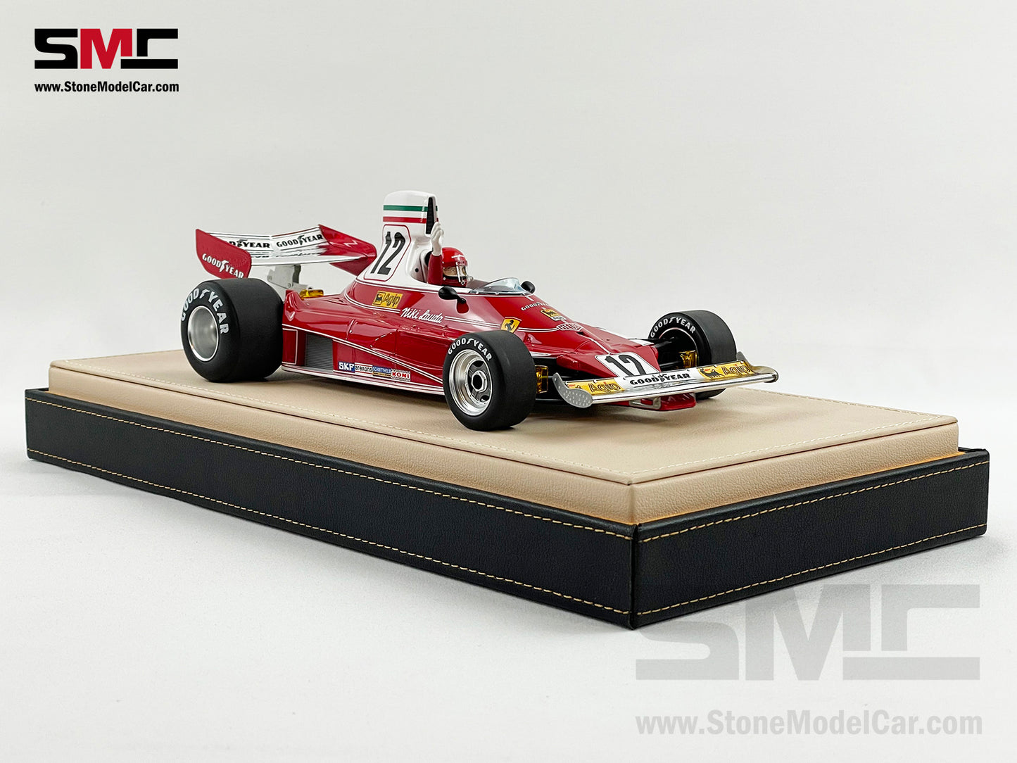 Ferrari F1 312T #12 Niki Lauda Monaco GP 1975 World Champion 1:18 GP Replicas