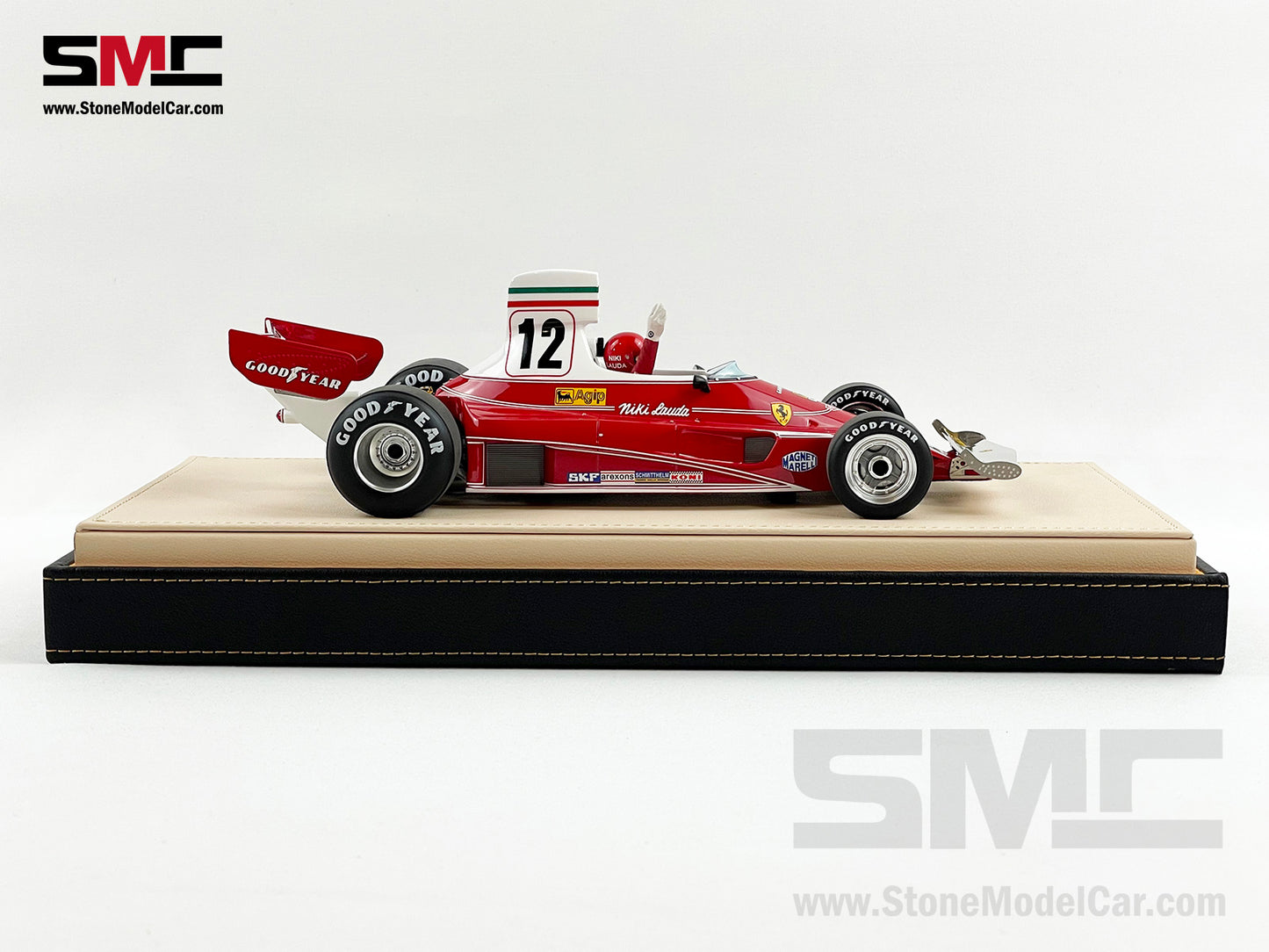 Ferrari F1 312T #12 Niki Lauda Monaco GP 1975 World Champion 1:18 GP Replicas